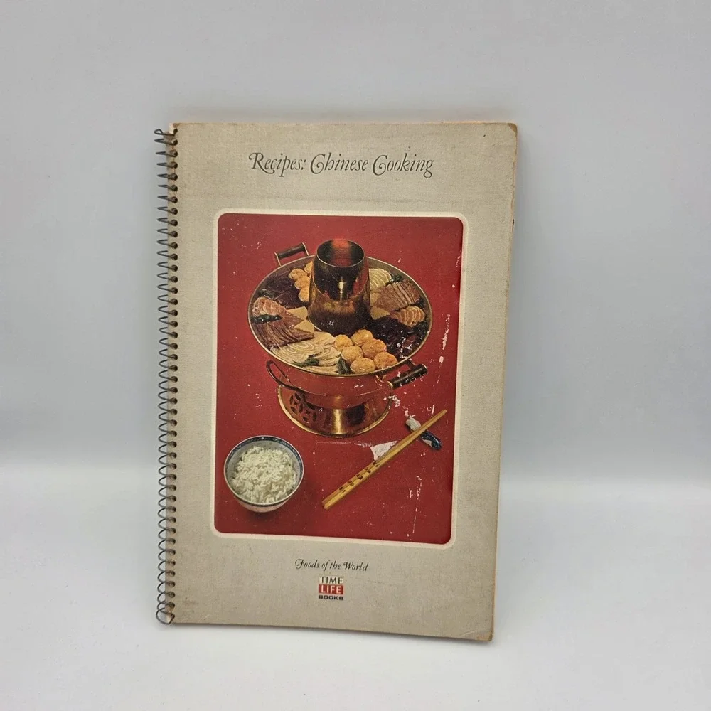 Recipes Chinese Cooking Foods of the World by Time‎ Life Books 1968 Cookbook